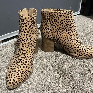 Cheetah boots